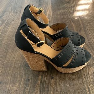 Qupid Wedge Sandal